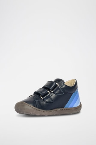 Zapatillas de piel Baby Ballon - Azul