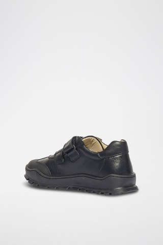 Zapatillas de piel Boy School - Negro