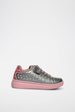 Zapatillas con brillo Stylish - Gris claro