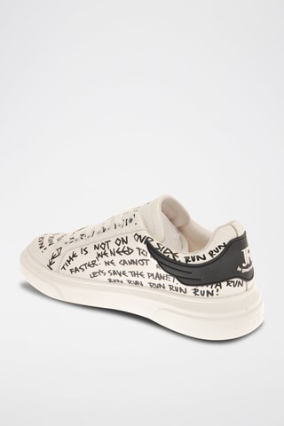 Zapatillas de piel - Blanco