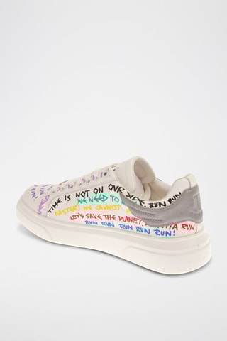 Zapatillas de piel - Blanco