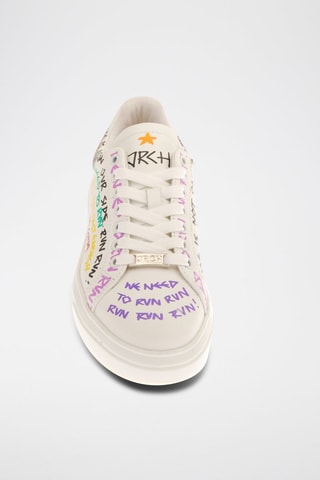 Zapatillas de piel - Blanco