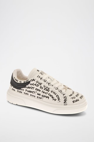 Zapatillas de piel - Blanco