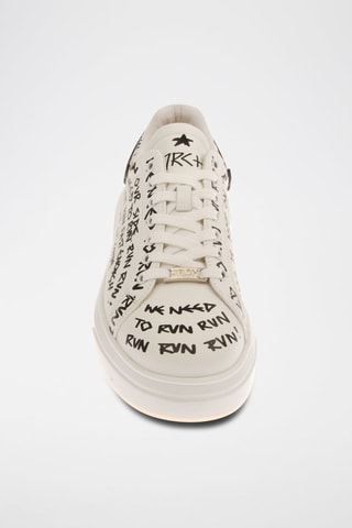 Zapatillas de piel - Blanco