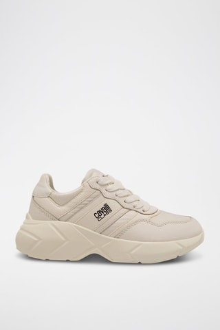 Zapatillas de piel - Beige