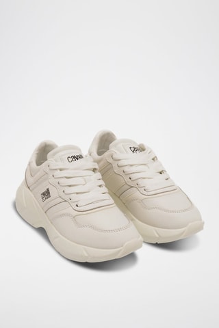 Zapatillas de piel - Beige