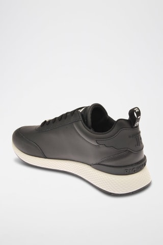 Zapatillas de piel - Negro