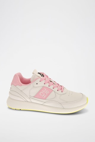 Zapatillas de piel - Blanco