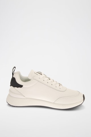 Zapatillas de piel - Blanco