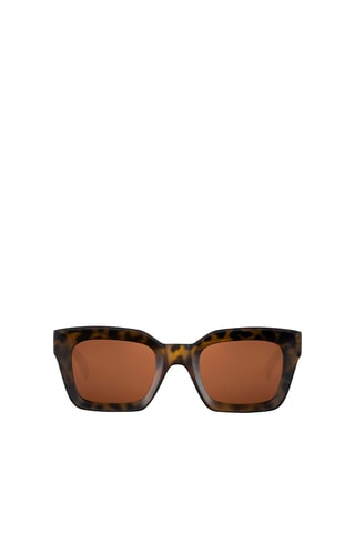 Lunettes de soleil femme - Catégorie 4 - Jaune et marron