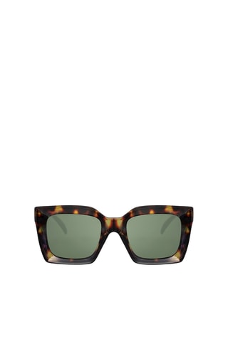 Lunettes de soleil femme - Catégorie 3 - Vert, jaune et marron