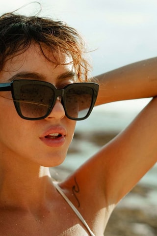 Lunettes de soleil mixte - Catégorie 3 - Noir et gris