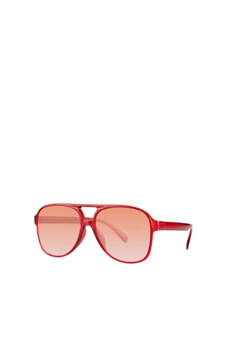 Lunettes de soleil mixte - Catégorie 3 - Rouge