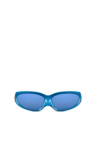 Lunettes de soleil mixte - Verres effet miroir - Catégorie 3 - Bleu