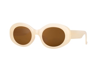 Lunettes de soleil femme - Catégorie 3 - Beige et marron