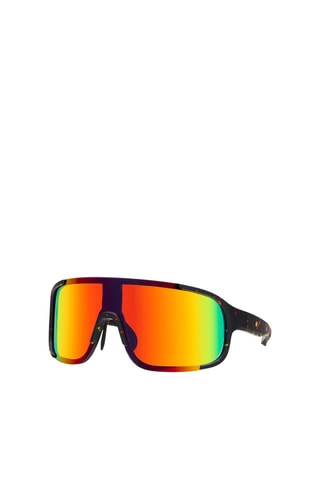 Lunettes de soleil mixte - Verres effet miroir - Catégorie 3 - Noir