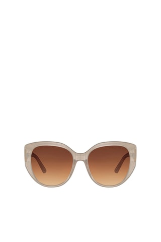 Lunettes de soleil femme - Catégorie 3 - Beige et marron