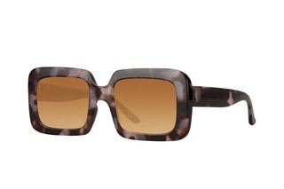 Lunettes de soleil femme  -  Catégorie 2 - Marron et gris