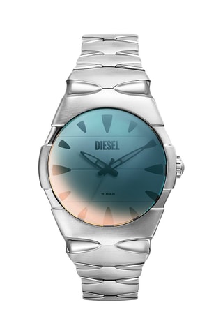 Orologio al quarzo in acciaio - Argentato