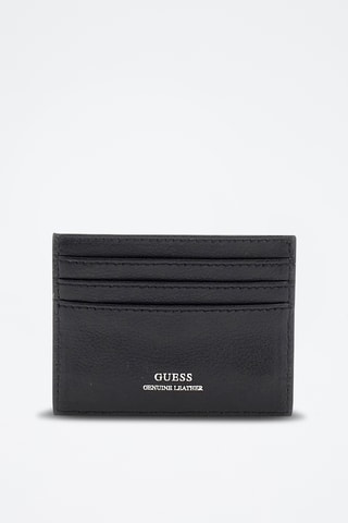 Porte-cartes en cuir Mestre - Noir