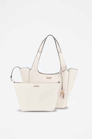 Cabas et pochette Helina - Blanc