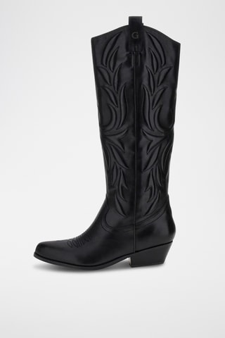 Bottes en cuir - Noir