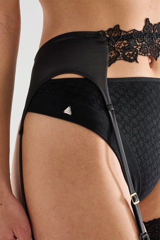 Porte-jarretelles Julia - Noir