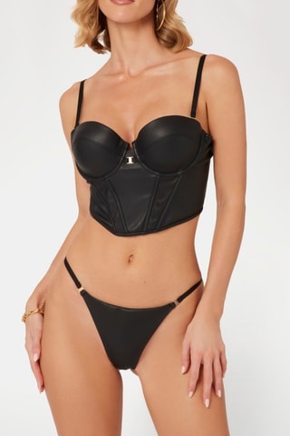 Corset ampliforme Tania - Noir