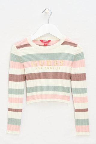 Pull Melodie - Rose et blanc