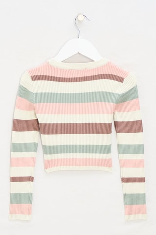Pull Melodie - Rose et blanc