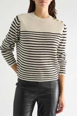 Pull Mira - Blanc et noir