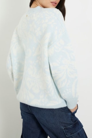 Pull Stasia - Ciel et blanc