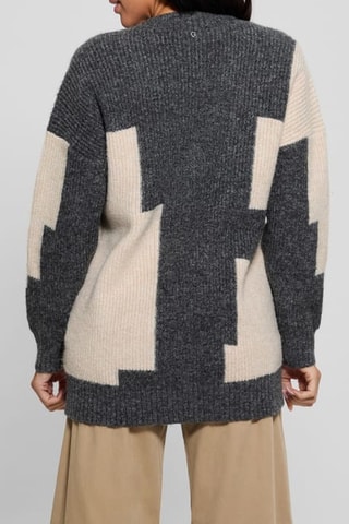 Pull Panama - Gris et beige