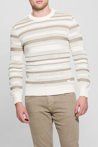 Pull Grover - Gris foncé et blanc