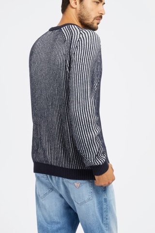 Pull Plaited Boucle Allan - Bleu marine