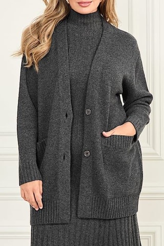 Gilet en cachemire Michaela - Gris foncé