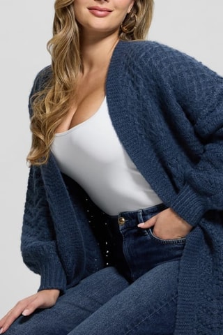 Gilet long Valeria - Bleu marine