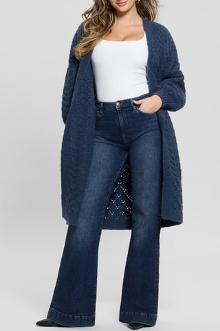 Gilet long Valeria - Bleu marine