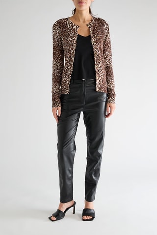 Gilet Keren - Marron et écru