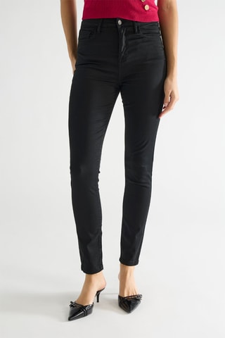 Pantalon skinny taille haute Tamara - Noir