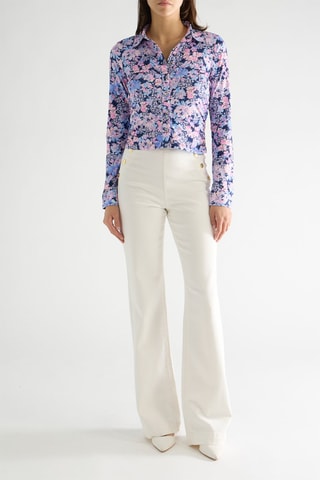 Pantalon flare Fenice - Blanc