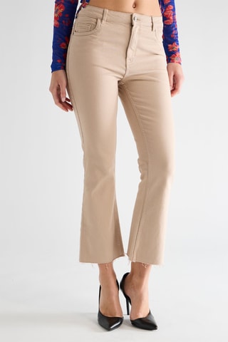 Pantalon flare 7/8 Arya - Taupe