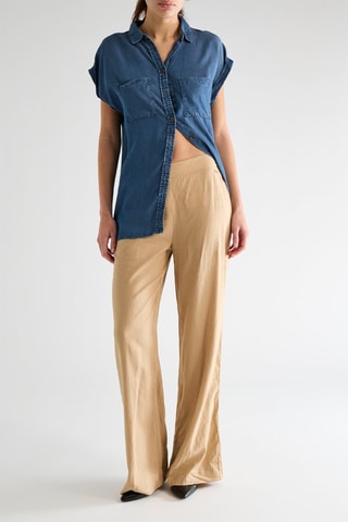 Pantalon en lin Jenny - Taupe