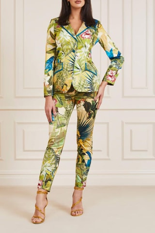 Pantalon skinny 7/8 - Jaune