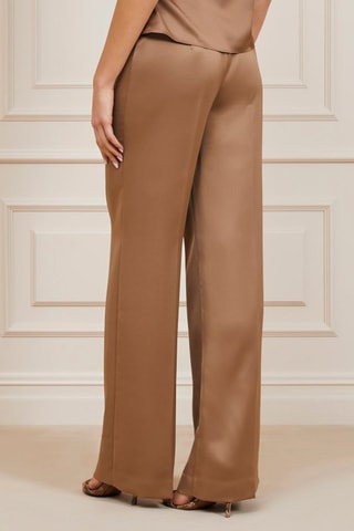 Pantalon regular - Marron