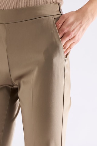 Pantalon taille haute - Beige