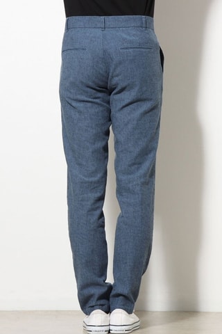Pantalon en lin Myron - Bleu cobalt