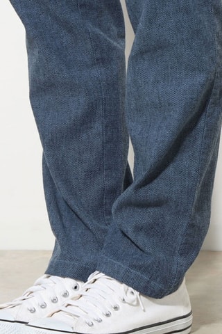 Pantalon en lin Myron - Bleu cobalt