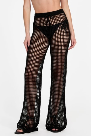 Pantalon taille haute - Noir