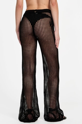 Pantalon taille haute - Noir